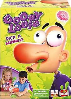 Goliath Gooey Louie Game - Pull Gooeys Out of Louie's Nose Game - Ages 4 and Up, 2-4 Players