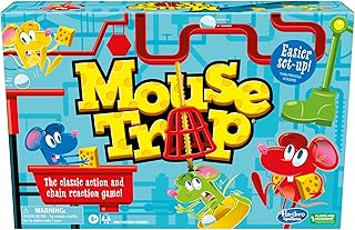 Hasbro Gaming Mouse Trap Kids Board Game, Family Board Games for Kids, Easier Set-Up Than Previous Versions, Kids Games fo...