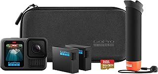 GoPro HERO13 Black Bundle - Kit com Câmera de Ação à Prova d'água 10m, 5.3K60, HLG HDR, 27MP, HyperSmooth 6.0, GPS, Wi-Fi ...