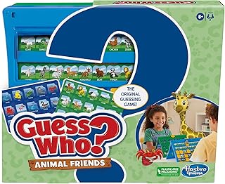 Hasbro Gaming Guess Who? Animal Friends Game | 2 Double-Sided Animal Sheets | 2-Player Board Games for Kids | Back to Scho...