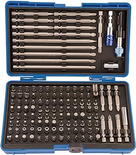 Draper Expert 127 Piece Magnetic Bit Holder Set | 25 mm 1/4" Metric Screwdriver Kit | Precision Hand Tools Accessories | H...