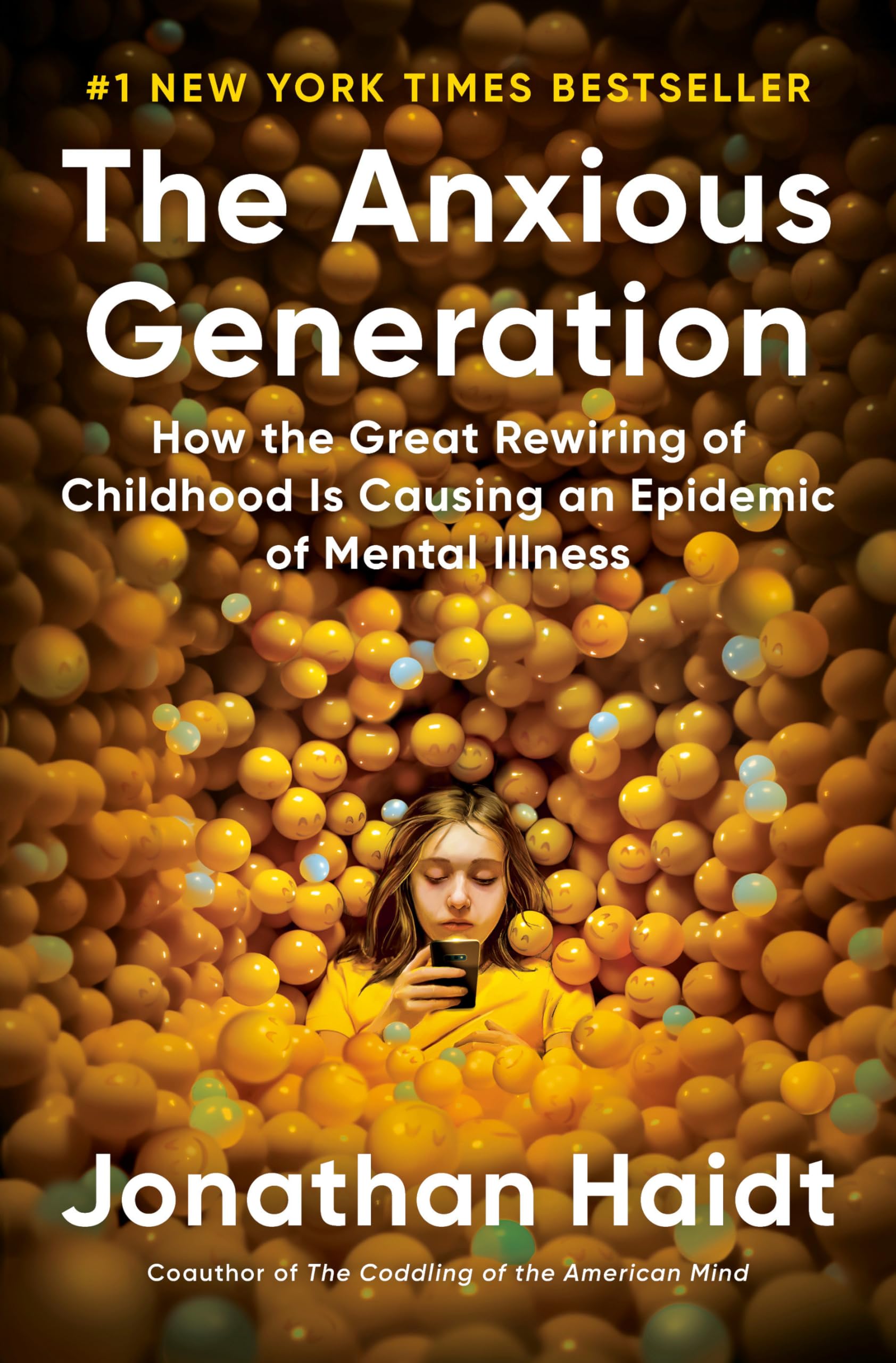 Cover image of The Anxious Generation by Jonathan Haidt