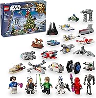 LEGO Star Wars 2024 Advent Calendar for Kids, Holiday Building Set with 18 Collectible Mini Toys and 6 Star Wars...