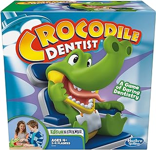 Hasbro Gaming Crocodile Dentist Kids Board Game, Ages 4 And Up (Amazon Exclusive)