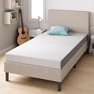 Image of ZINUS Cooling Essential Memory Foam Mattress, Twin, White