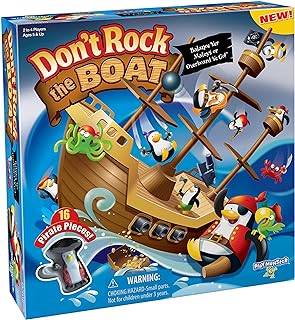 Don’t Rock the Boat Board Game - Kids Games, Family Games for Kids and Adults, Board Games for Family Night, Multi-Player ...