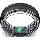 SEEKZERO Smart Ring - No App Subscription, Size First with Sizing Kit, 7-10 Days Battery Life, Activity & Sleep Tracker, Stress & Heart Rate Monitor, Compatible with iOS & Android (Black, Size 12)