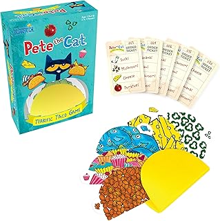 Briarpatch, Pete The Cat Terrific Taco Game, Based On Early Reader Books by James Dean, Preschool Learning for Children