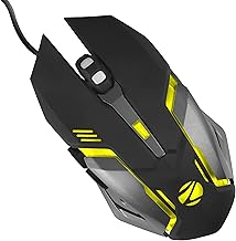 ZEBRONICS-Transformer-M with a High-Performance Gold-Plated USB Mouse: 6 Buttons, Multi-Color LED Lights,High-Resolution S...