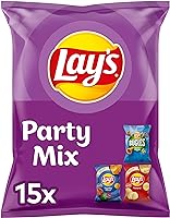 Lay's Chips Party Mix, Zak 1 stuk x 412.5 g (15 zakjes / 3 smaken)