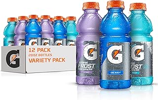 Gatorade Original Thirst Quencher 3-Flavor Frost Variety Pack, 20 Fl Ounce - Pack of 12