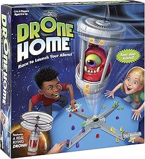 Drone Home -- First Ever Game With a Real, Flying Drone -- Great, Family Fun! -- For 2-4 Players -- Ages 8+