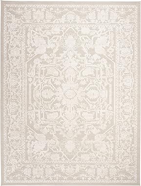 Safavieh, Alfombra clásica Reflection Collection, RFT665D-8, Crema/Marfil, 243.84 cm x 304.8 cm