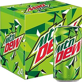 Mountain Dew Soda, 12oz Cans (24 Pack)