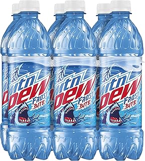 NEW Limited Edition Mountain Dew Frost Bite, 16.9 fl oz bottle, 6 count