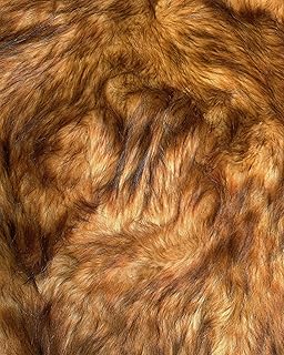 Faux Animal Fur Long Pile 1200gram Heavy 65" Wide Fabric Full, Plush, Warm Soft Coat, Fashion Fursuit Costume - Sold by Co...