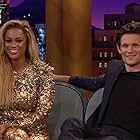 Tyra Banks and Matt Smith in The Late Late Show with James Corden (2015)