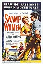 Mike Connors, Carole Mathews, Beverly Garland, and Marie Windsor in Swamp Women (1956)