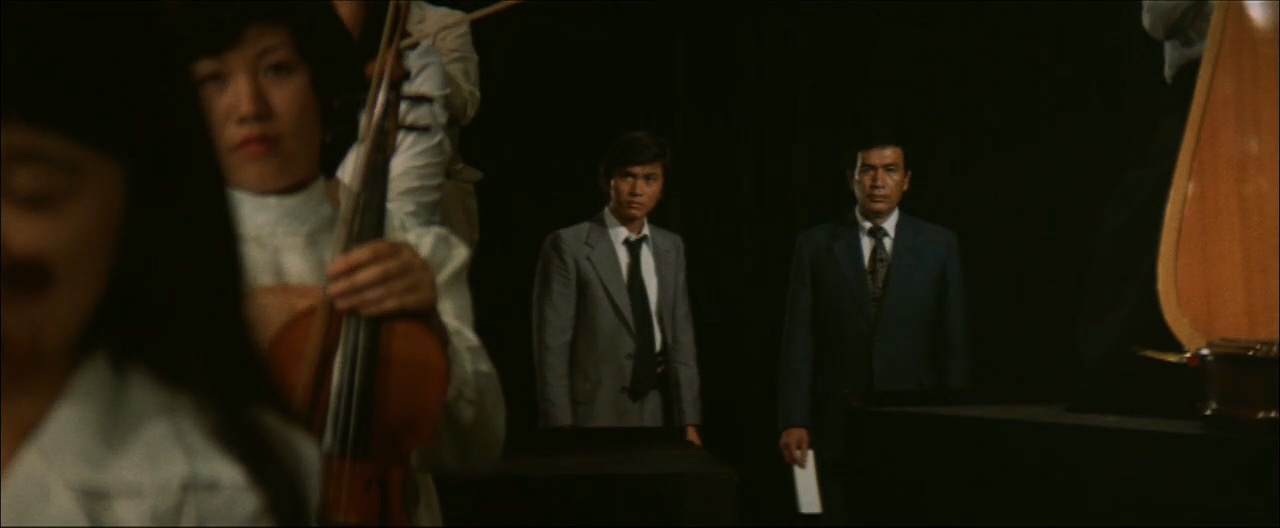 Kensaku Morita and Tetsurô Tanba in The Castle of Sand (1974)