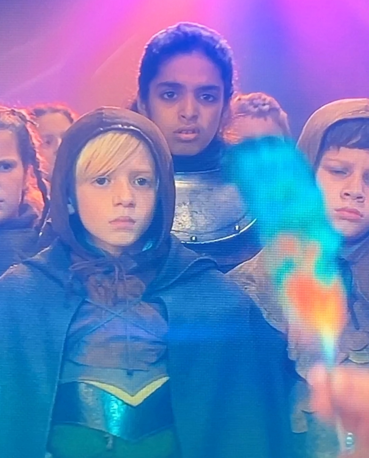 Dexter as Little Dan in Robin and the Hoods