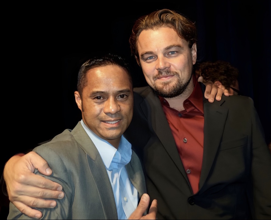 Tyrone Tann with longtime, dear friend (Actor) Leonardo DiCaprio