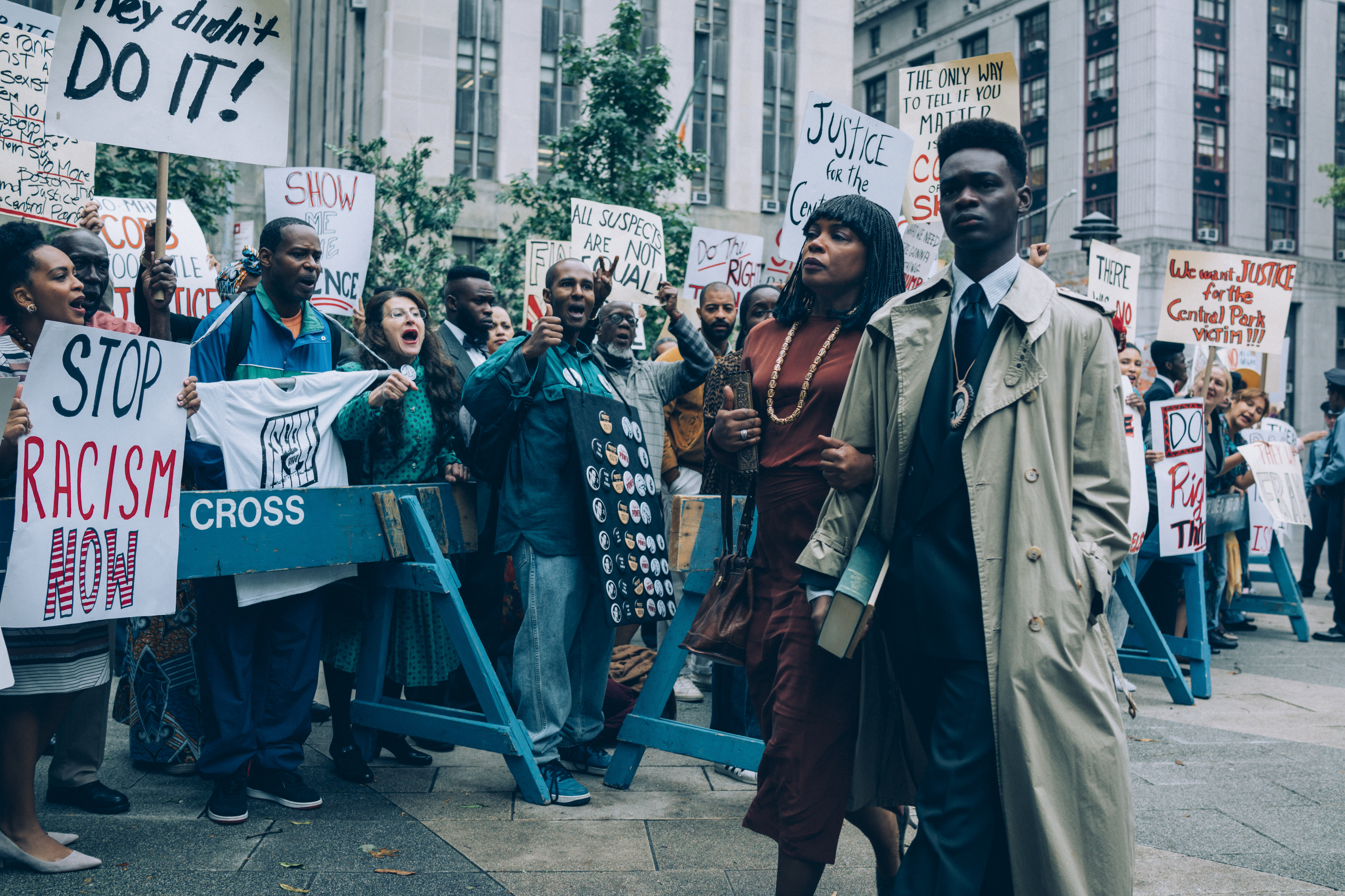 Aunjanue Ellis-Taylor and Ethan Herisse in When They See Us (2019)