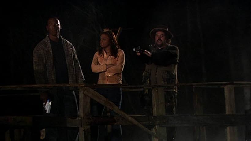 Mark Boone Junior, Tory Kittles, and K.D. Aubert in Frankenfish (2004)