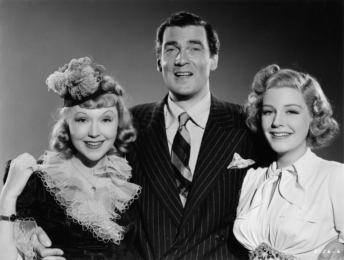 Joyce Compton, Walter Pidgeon, and Karen Verne in Sky Murder (1940)