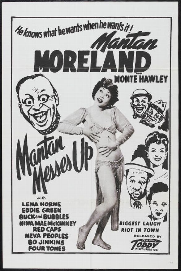 John W. Bubbles, Ford Washington Lee, Eddie Green, Monte Hawley, Lena Horne, Nina Mae McKinney, and Mantan Moreland in Mantan Messes Up (1946)