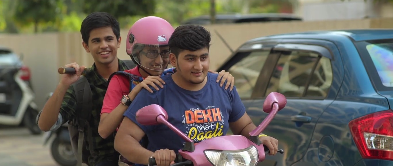 Visshesh Tiwari, Chinmay Chandraunshuh, and Omkar Kulkarni in ImMATURE (2019)