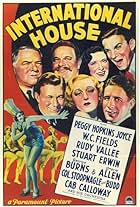 W.C. Fields, Gracie Allen, George Burns, Stuart Erwin, Budd Hulick, Peggy Hopkins Joyce, Sari Maritza, F. Chase Taylor, and Rudy Vallee in International House (1933)