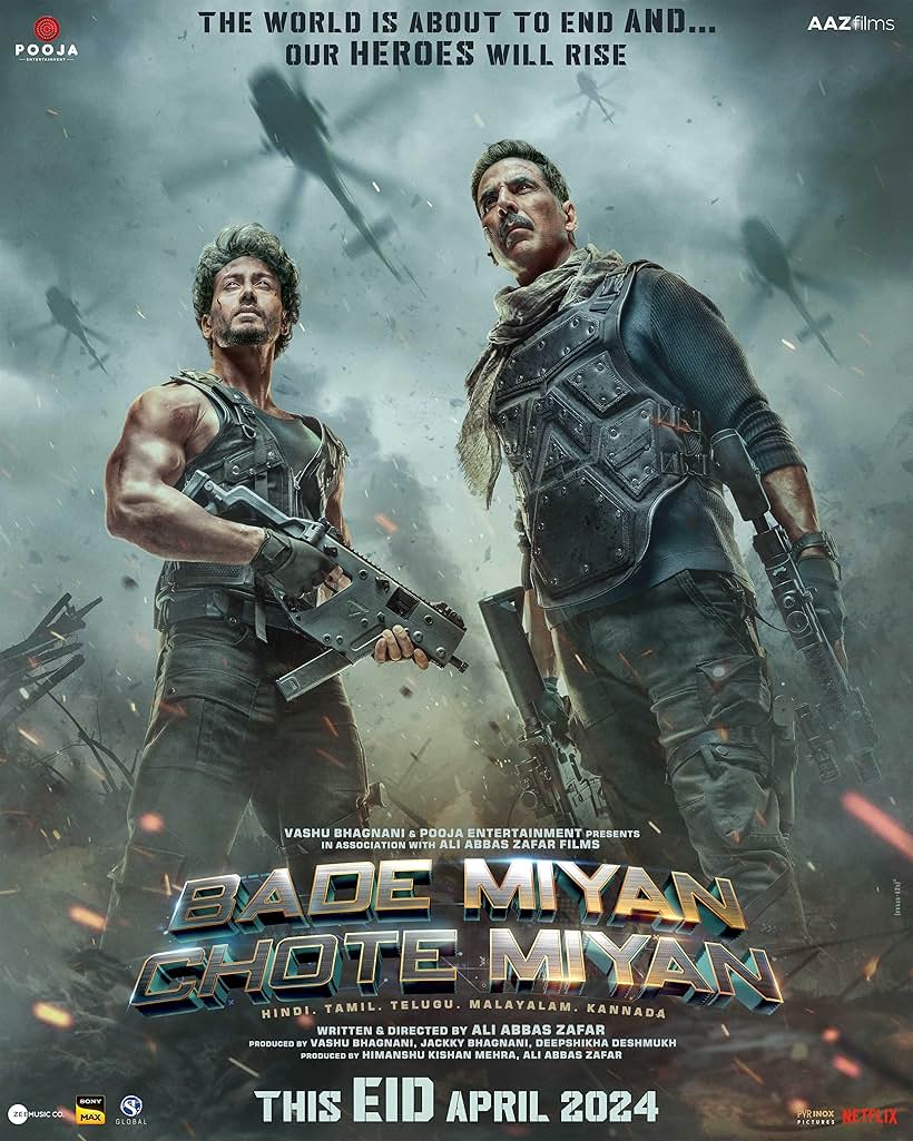 Akshay Kumar and Tiger Shroff in Bade Miyan Chote Miyan (2024)