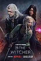 Henry Cavill, Freya Allan, and Anya Chalotra in The Witcher (2019)