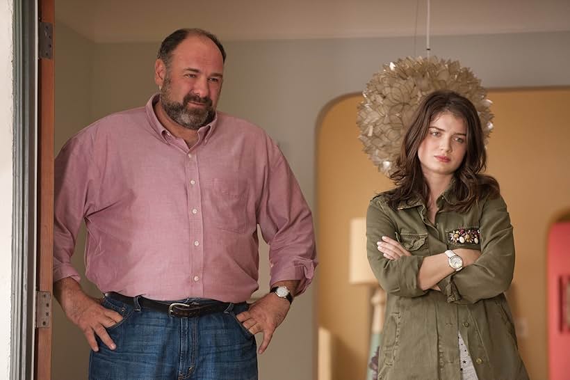 James Gandolfini and Eve Hewson in Enough Said (2013)