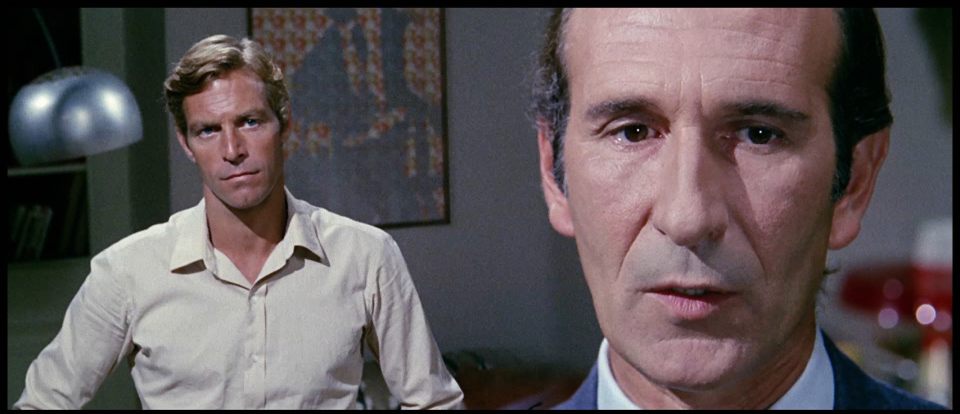 James Franciscus and Umberto Raho in The Cat o' Nine Tails (1971)