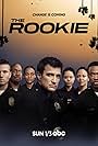 Nathan Fillion, Richard T. Jones, Eric Winter, Alyssa Diaz, Melissa O'Neil, Mekia Cox, and Titus Makin Jr. in The Rookie (2018)