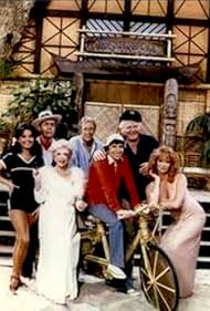 Jim Backus, Bob Denver, Alan Hale Jr., Judith Baldwin, Russell Johnson, Natalie Schafer, and Dawn Wells in The Castaways on Gilligan's Island (1979)