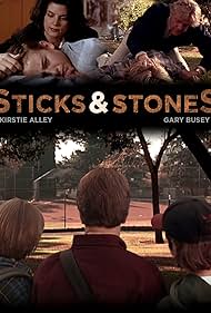 Kirstie Alley, Gary Busey, Max Goldblatt, Justin Isfeld, and Chauncey Leopardi in Sticks & Stones (1996)