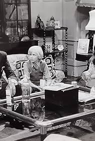 Anthony Howden, Sylvestra Le Touzel, Derek Nimmo, and Nicholas Drake in My Honourable Mrs (1975)