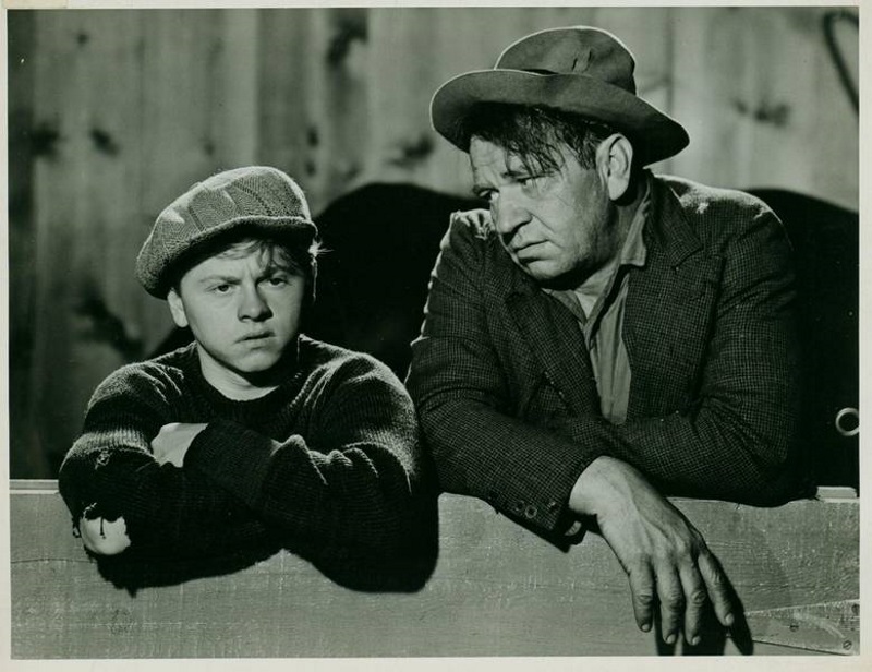 Wallace Beery and Mickey Rooney in Stablemates (1938)