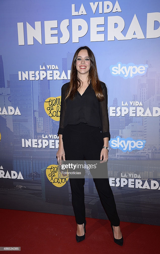 Lucía Delgado at the premiere of La vida inesperada