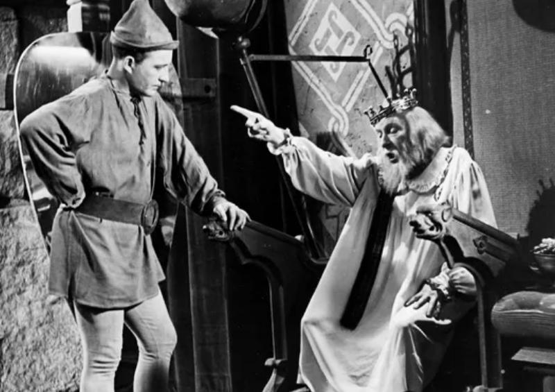 Bing Crosby and Cedric Hardwicke in A Connecticut Yankee in King Arthur's Court (1949)