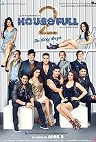 Mithun Chakraborty, Randhir Kapoor, Rishi Kapoor, Akshay Kumar, Boman Irani, Riteish Deshmukh, John Abraham, Shreyas Talpade, Asin Thottumkal, Jacqueline Fernandez, Shazahn Padamsee, and Zareen Khan in Housefull 2 (2012)