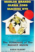 Marlon Brando, Glenn Ford, and Machiko Kyô in The Teahouse of the August Moon (1956)