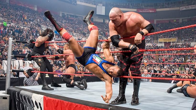 Mark Calaway, Glenn Jacobs, Paul Levesque, and Anthony Carelli in WWE Royal Rumble (2009)