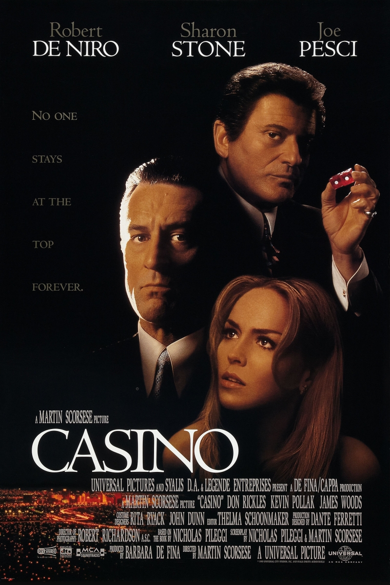 Robert De Niro, Sharon Stone, and Joe Pesci in Casino (1995)