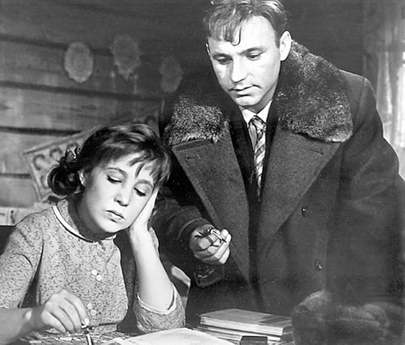 Nikolay Rybnikov and Nadezhda Rumyantseva in The Girls (1962)