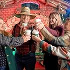 Bruce Campbell, Moira Kelly, Adeleine Whittle, Jaicy Elliot, and Anniston Almond in My Southern Family Christmas (2022)