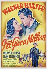 Warner Baxter and Marjorie Weaver in I'll Give a Million (1938)