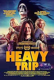 Max Ovaska, Minka Kuustonen, Samuli Jaskio, Johannes Holopainen, Chike Ohanwe, and Antti Tuomas Heikkinen in Heavy Trip (2018)